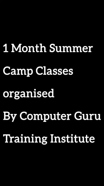 We successfully completed our summer camp and distributed certificates to all the students who participated.
Thank you to all the students and parents for your support!
It was a great learning experience for everyone.

#summercamp2025 #certificatedistribution #ThankYou #studentsuccess #computergurutraininginstitute