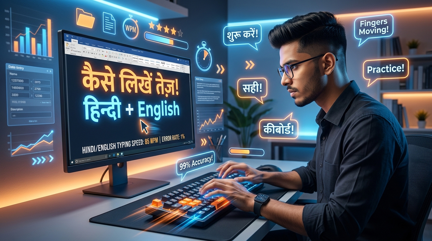 hindi and-English-typing-Computer-guru-Training institute
